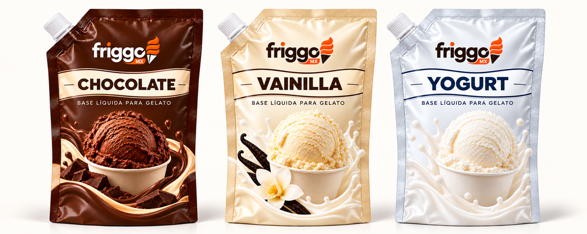 Bases para Gelato | FRIGGO MX