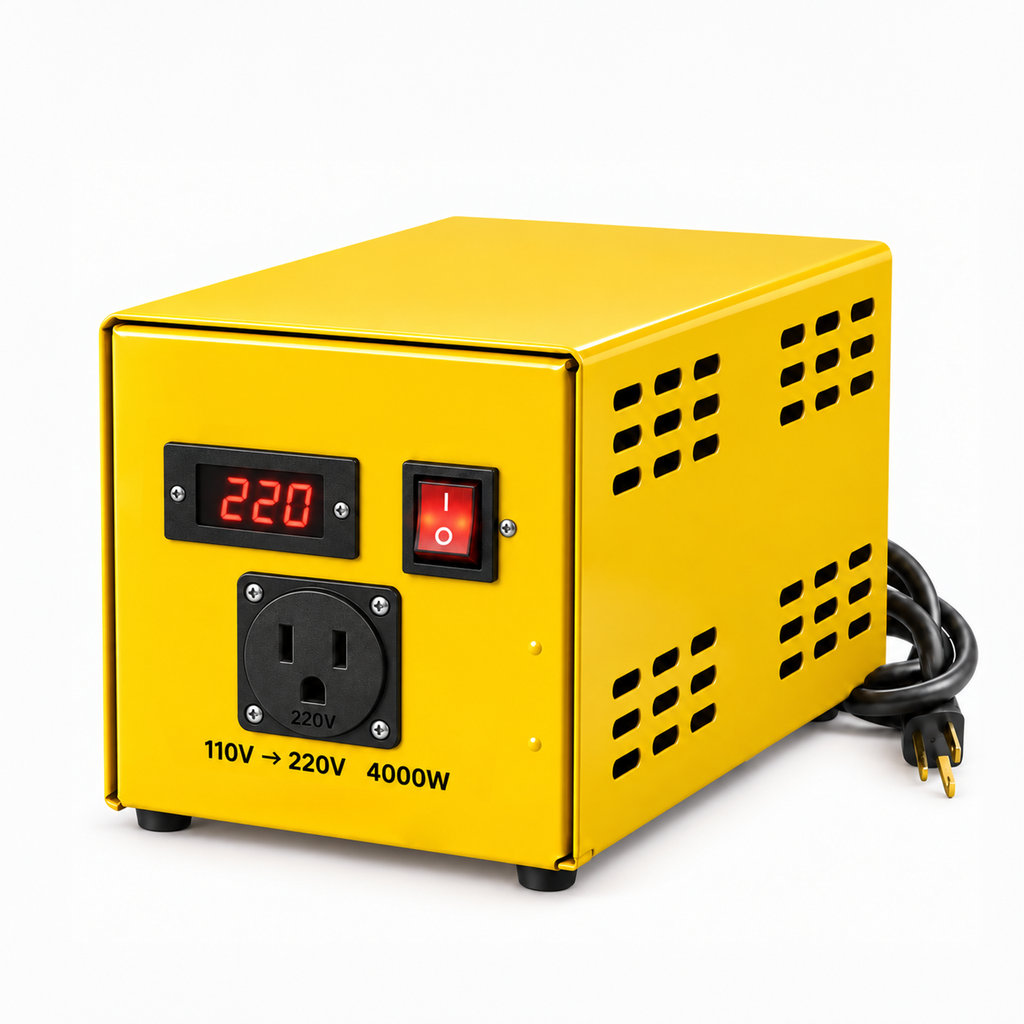 Convertidor de Voltaje 110V a 220V 4000W  2 Grupos