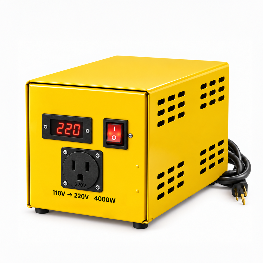 Convertidor de Voltaje 110V a 220V 4000W  2 Grupos